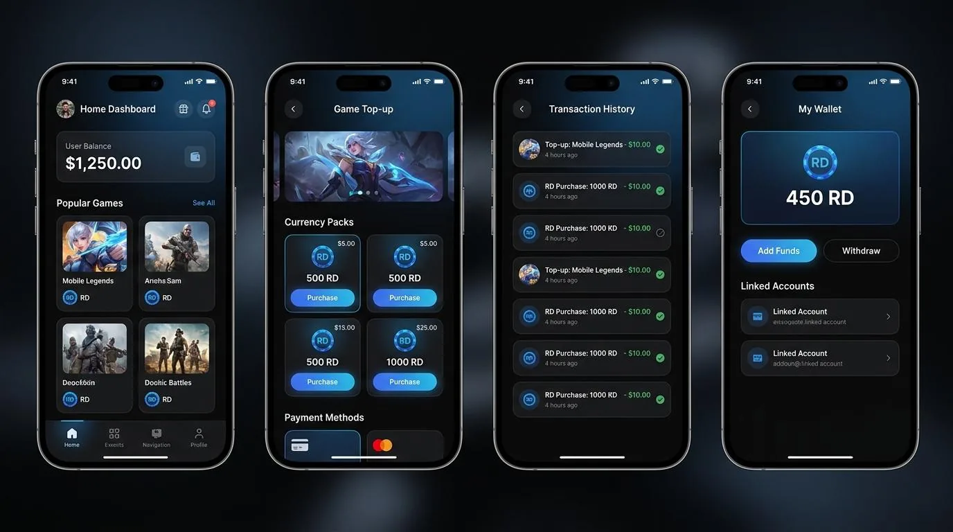 Domino RD Store Pro — top up Royal Dream chip gold RD instan